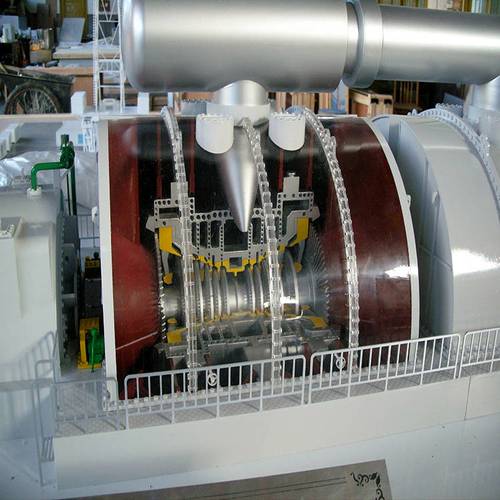 革新未來能源:汽輪機動態(tài)演示模型;火力發(fā)電仿真模型.